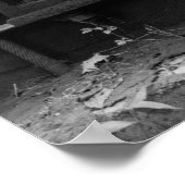 Industriële foto - oliepompleidingen - reductietan poster (Hoek)