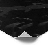 Industriële foto's - Militaire motorklokken WW2 Poster (Hoek)