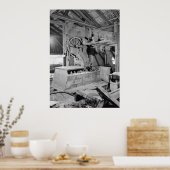 Industriële foto's - Zwmill Band Saw Poster (Keuken)