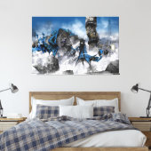 industriële gemakkelijke kunst - sci-fi landschap canvas afdruk (Insitu (Slaapkamer))