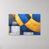 Industriële Geometrisch Canvas Afdruk (Voorkant)