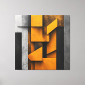 Industriële Geometrische Kunst Canvas Afdruk (Voorkant)