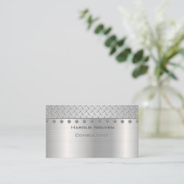 Industriële Grip Metallic Roestvrij staal Visitekaartje