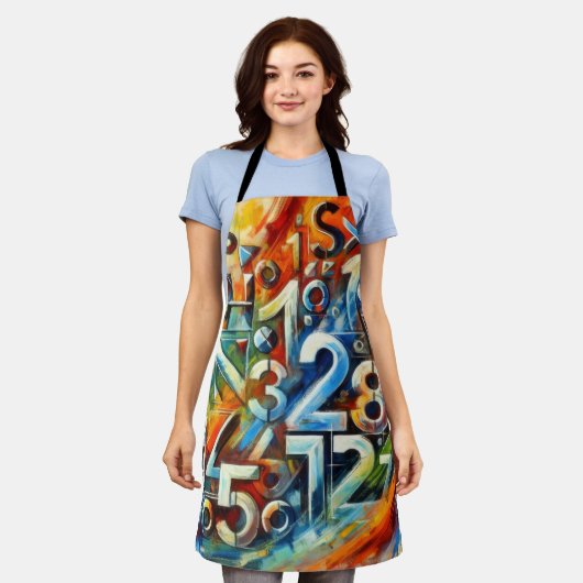 Industriële grunge schort (Gedragen)