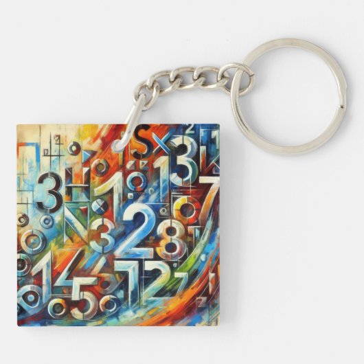 Industriële grunge sleutelhanger (Achterkant)