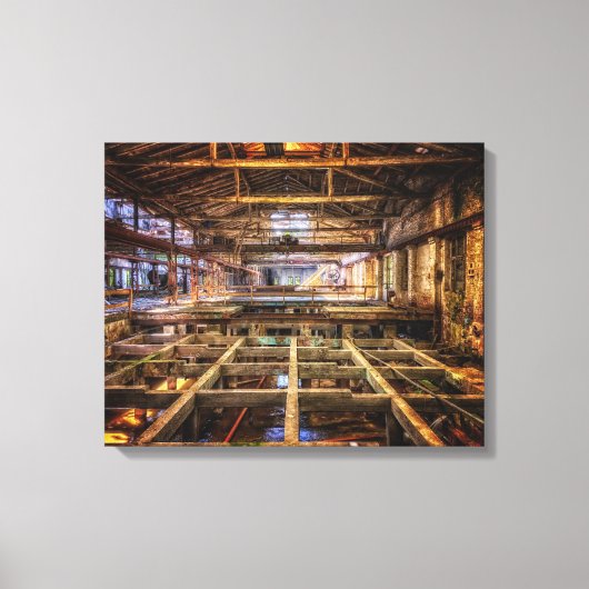 Industriële hal canvas afdruk (Voorkant)