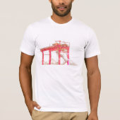 Industriële haven van Harbour Port Dockside Crane T-shirt (Voorkant)