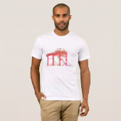 Industriële haven van Harbour Port Dockside Crane T-shirt (Voorkant volledig)