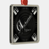 Industriële ingenieur Deco Flare Metalen Ornament (Rechts)