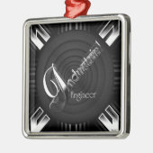 Industriële ingenieur Deco Flare Metalen Ornament (Links)