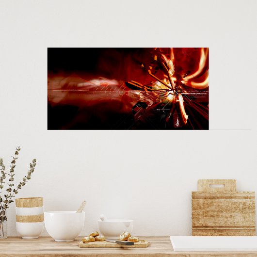 Industriële inlichtingen poster (Keuken)