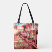 Industriële kaasbouw tote bag (Achterkant)