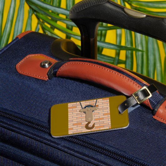 Industriële katrol haak  mechanisch ontwerp bagagelabel