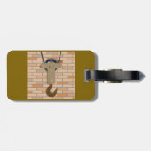 Industriële katrol haak  mechanisch ontwerp bagagelabel (Achterkant horizontaal)