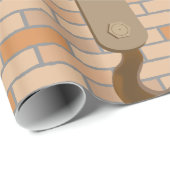 Industriële katrol haak mechanisch ontwerp cadeaupapier (Rol Hoek)