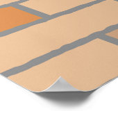 Industriële katrol haak  mechanisch ontwerp poster (Hoek)