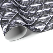 Industriële ketenband en metaalhek cadeaupapier (Rol Hoek)