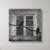 Industriële kraaien canvas afdruk (Voorkant)