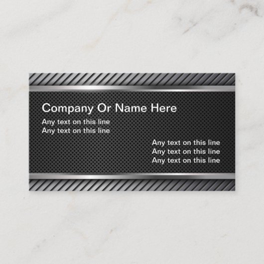 industriële kwaliteit visitekaartje (Voorkant)