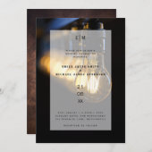 Industriële Landelijke Opslagplaats Edison Verlich Kaart (Voorkant / Achterkant)