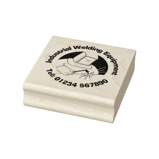 Industriële lassenmateriaalzaken. rubberstempel (Stempel)