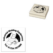 Industriële lassenmateriaalzaken. rubberstempel (Gestempeld)