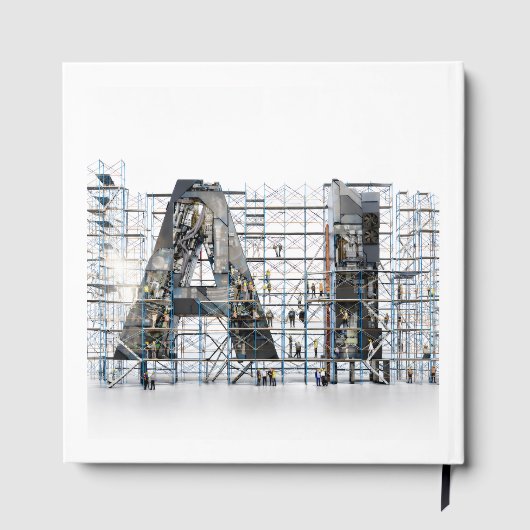 Industriële Lettervorm – AI Gastenboek (Achterkant)