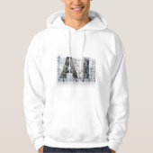 Industriële Lettervorm – AI Hoodie (Voorkant)
