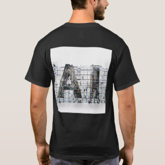 Industriële Lettervorm Architectuur Kunst T-shirt