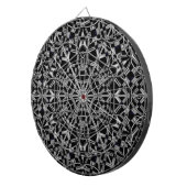 Industriële Mandala Dartbord (Voorkant Rechts)