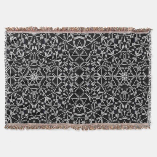 Industriële Mandala  Deken (Voorkant)