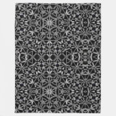 Industriële Mandala Fleece Deken (Voorkant)