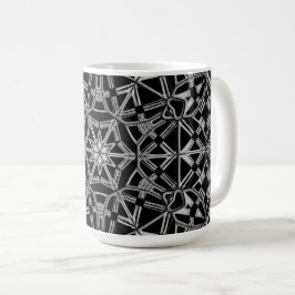 Industriële Mandala Koffiemok