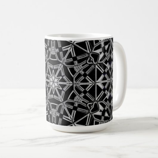 Industriële Mandala Koffiemok (Voorkant rechts)