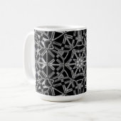 Industriële Mandala Koffiemok (Voorkant links)