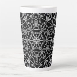 Industriële Mandala Latte Mok