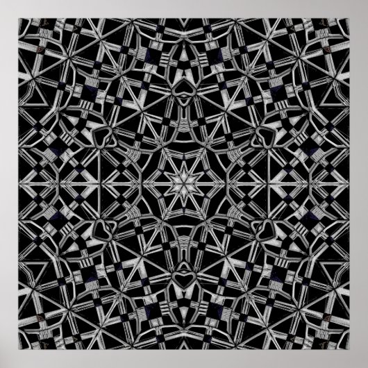Industriële Mandala Poster (Voorkant)