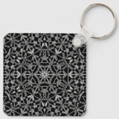 Industriële Mandala Sleutelhanger (Achterkant)