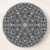 Industriële Mandala Zandsteen Onderzetter (Voorkant)