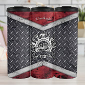 Industriële Mechanische Tool Embleem Achtergrond Thermosbeker