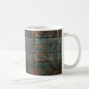 Industriële metalen koffiemok