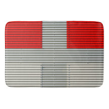 Industriële Metalen Muur Badmat – Textured & Moder