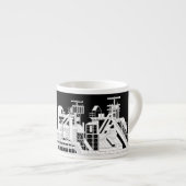 Industriële Metallurgische Combinatie Silhouet Espresso Kop (Voorkant rechts)