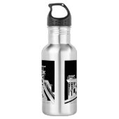 Industriële Metallurgische Combinatie Staal Water Waterfles (Achterkant)