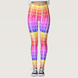 Industriële minimalistische kleuren Abstract Ipane Leggings