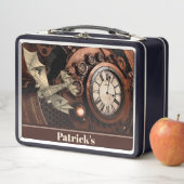  industriële monogrammen Metal Lunch Box (In situ)