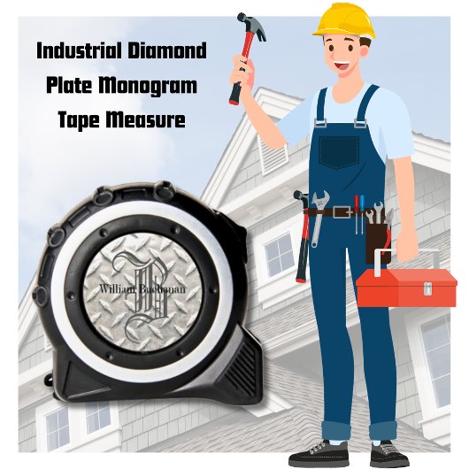 Industriële Nikkelstaal Diamant Bord Monogram Rolmaat