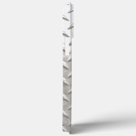 Industriële Nikkelstaal Diamant Bord Naam Case-Mate iPhone Case (Achterkant / Rechts)