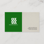 Industriële ontwerper - Eenvoudig elegant stijlvol Visitekaartje (Achterkant)