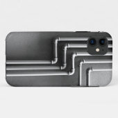 Industriële pijpleiding fotografie iPhone hoes (Achterkant (horizontaal))